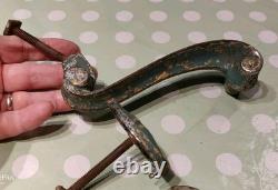 Orig Antique Art Nouveau Heavy Door Knocker, Striking Plate, Keyhole, shabby chic Orig Antique Art Nouveau Heavy Door Knocker, Striking Plate, Keyhole, shabby chic