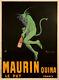 Original Vintage Poster L. Cappiello Maurin Quina Green Devil 1906