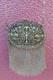 Ornate Antique Art Nouveau Green Rhinestone Butterfly Motif Mesh Purse Bag