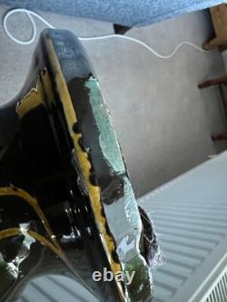 Pair LARGE 47cm Art Nouveau Pottery Vases Poppy Flowers Style Weller Ravissant