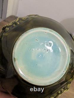 Pair Of Art Nouveau Majolica vases by Sarreguemines French Antiques