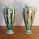 Pair Of Tall Minton Pottery Secessionist Art Nouveau Vases
