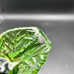 Pair of Victorian Kralik Opalescent Jack In The Pulpit Floriform Glass Vases