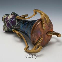 Pallme-Konig Vase With Brass Mounts 1900-05