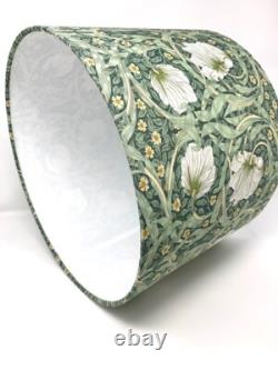 Pimpernel lampshade William Morris sage green lamp shade Art Nouveau floral