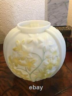 RARE Antique Phoenix Consolidated Art Deco Nouveau Floral Motif Vase MCM