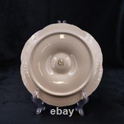 RARE French Antique Oyster Plate SARREGUEMINES Majolica light green and blue