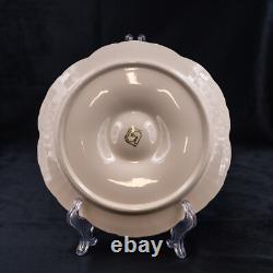 RARE French Antique Oyster Plate SARREGUEMINES Majolica light green and blue