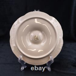 RARE French Antique Oyster Plate SARREGUEMINES Majolica light green and blue
