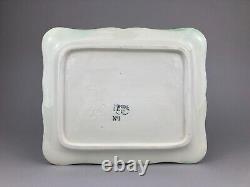 RARE MINTONS LTD No. 1 TUBE LINED ART NOUVEAU SECESSIONIST CHEESE STAND DOME DISH