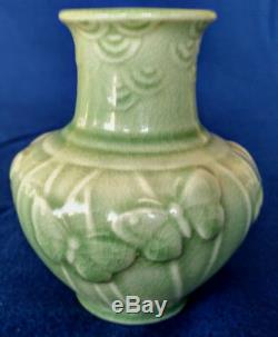 ROOKWOOD Butterfly Vase Unique Shape # 6457-1945. MINT Color & Condition