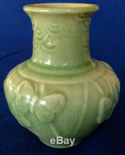 ROOKWOOD Butterfly Vase Unique Shape # 6457-1945. MINT Color & Condition