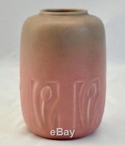 ROOKWOOD Pink Vase withTulips. Original Mold by Kataro Shirayamadani. #1907 6H 1931