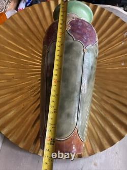 ROYAL DOULTON STONEWARE SLENDER TAPERED GLAZED SECESSIONIST VASE c. 1902-1922