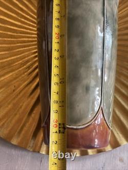 ROYAL DOULTON STONEWARE SLENDER TAPERED GLAZED SECESSIONIST VASE c. 1902-1922