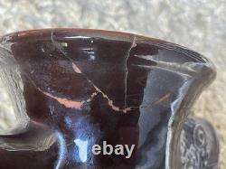 Rare Antique Brannam Barum Barnstaple Grotesque Fish Jug. 12.5 Inches. Dated 1895