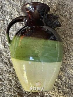 Rare Antique Brannam Barum Barnstaple Grotesque Fish Jug. 12.5 Inches. Dated 1895