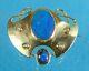 Rare Art Nouveau 15ct Gold Enamel Brooch Pin Blue Green Murrle Bennett C 1905