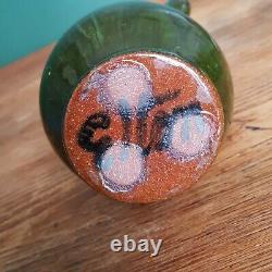 Rare Elton Ware Clevedon Drip Glase Art Pottery Vase Sir Edmund Elton c. 1900