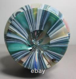 Rare KRALIK Glatt Bi-Color Pink & Feathered Green Art Nouveau Vase