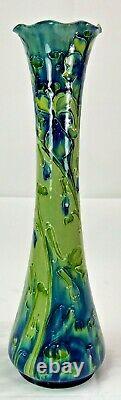 Rare Moorcroft Macintyre Florian Violets Vase Made in England! W Moorcroft c1915