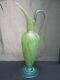 Rare Shape Loetz Ozone Cisele Bohemian Glass Ewer Pitcher Vase C1899 Slight Af