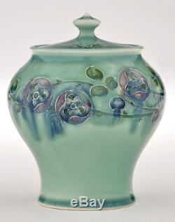 Rare William Moorcroft For Liberty & Co Tudor Rose Jar And Cover