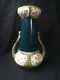 Rare Antique Art Nouveau Dark Green Vase. Marked, Signed And With Number