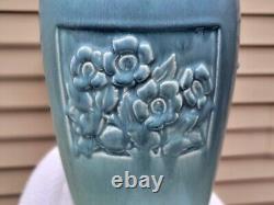 Rookwood 9 Middle Period Art Nouveau Paneled Floral Art Pottery Vase 1920 Nice