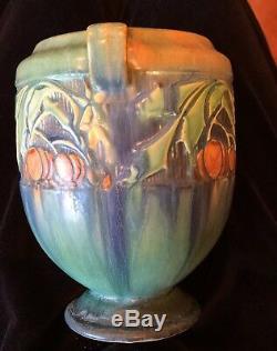 Roseville Pottery Baneda Green Jardiniere Vase 7