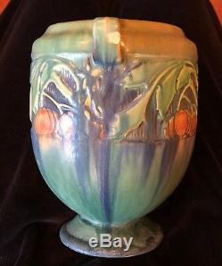 Roseville Pottery Baneda Green Jardiniere Vase 7
