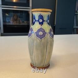 Royal Doulton Lambeth Art Nouveau 7 Vase 1902-1922 Perfect Condition