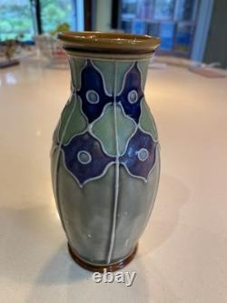 Royal Doulton Lambeth Art Nouveau 7 Vase 1902-1922 Perfect Condition