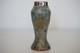 Royal Doulton Lambeth Art Nouveau Vase Silver Rim C. 1916-1917