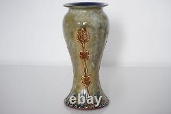 Royal Doulton Lambeth Art Nouveau Vase Stylised Foliate Design c. 1905