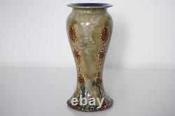 Royal Doulton Lambeth Art Nouveau Vase Stylised Foliate Design c. 1905