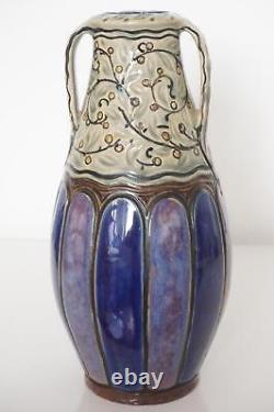 Royal Doulton Lambeth Art Nouveau Vase William Rowe Design c. 1918