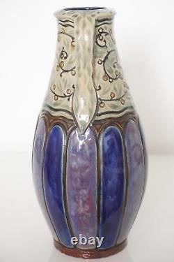 Royal Doulton Lambeth Art Nouveau Vase William Rowe Design c. 1918