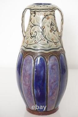 Royal Doulton Lambeth Art Nouveau Vase William Rowe Design c. 1918