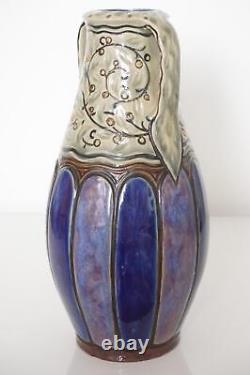 Royal Doulton Lambeth Art Nouveau Vase William Rowe Design c. 1918