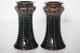 Royal Doulton Lambeth Art Pottery Art Nouveau Antique Stoneware Vases C. 1905