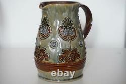 Royal Doulton Lambeth Jug Vase Art Nouveau Design Marion Holbrook c. 1905