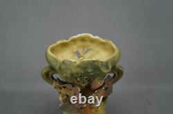 Royal Dux Amphora Style Cherries & Blossoms Art Nouveau Vase Circa 1904-1918