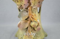 Royal Dux Amphora Style Cherries & Blossoms Art Nouveau Vase Circa 1904-1918