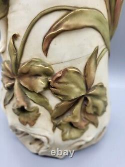 Royal Dux Bohemia 14 Lady Goddess Vase Triangle Signed 1860-1904 Retro Antique