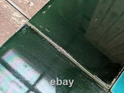 SET OF 10 RECLAIMED FIRE TILES ART NOUVEAU AND GREEN TILES Ref M2250