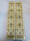 Set X 10 Art Nouveau Fireplace Tiles Relief Moulded Antique Stylised Floral