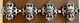 Scarce Cini Mythological Art Nouveau Green Man Sterling Sil. Bracelet 1.75 Wide