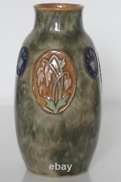 Scarce Royal Doulton Lambeth Art Nouveau Vase Harry Simeon c. 1910