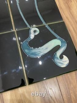 Set 27 New Victorian Art Nouveau Fireplace Hearth Splashback Tiles Deep Green